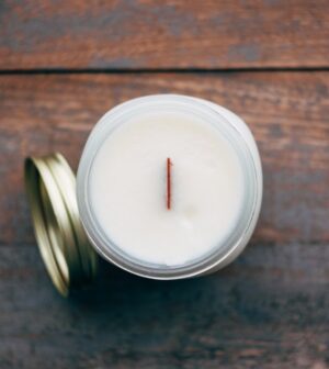 Bougie parfumée en pot de verre