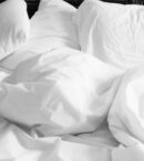 Parure de lit en coton blanc
