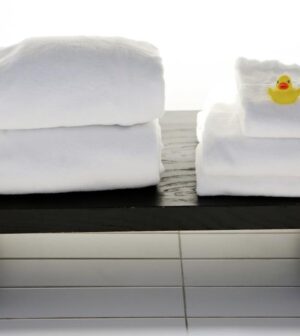 Serviettes de bain en coton, lot de 2