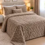 Plaid 2 Places - Taupe