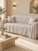 Jeté Tawos + 2 Coussins